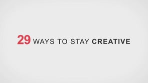 Billede tilhørende: 29 måder til at øge din kreativitet