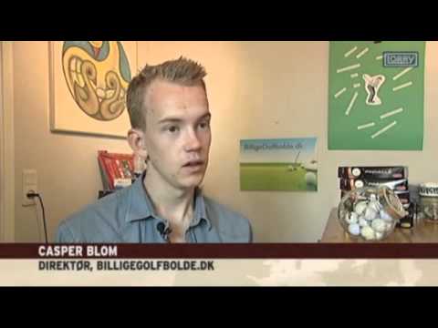 Billede tilhørende: Casper Blom og BilligeGolfbolde.dk i TV 2 Lorry